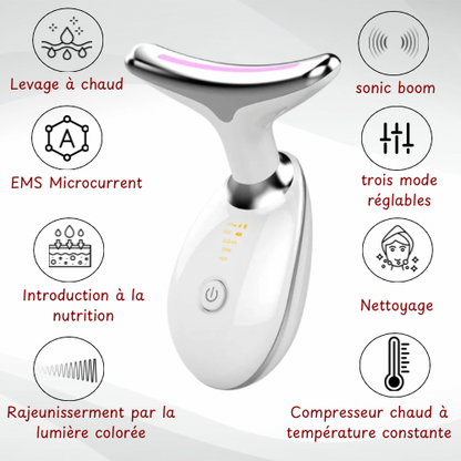 Appareil Beauté Gua Sha électrique 3-en-1