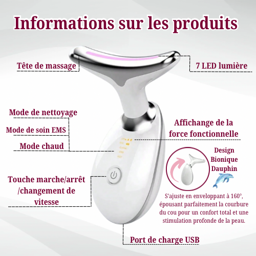 Appareil Beauté Gua Sha électrique 3-en-1