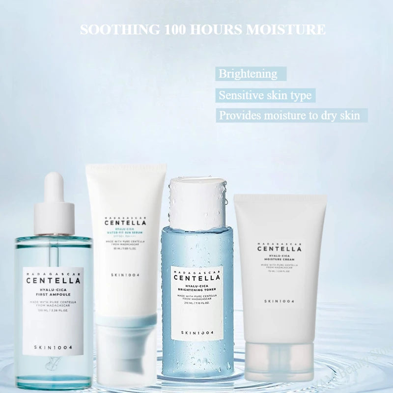 Korean Centella Series Set Face Foam, Acne Toning Toner,Ampoule,Soothing Cream,Stick Mask,Cleansing Oil Basic Skin Care Full Set