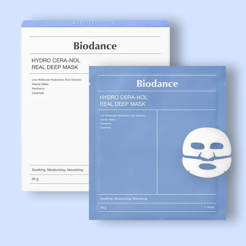 BIODANCE Bio-Collagen Deep Mask, Refreshing Seaweed, Moisturizing Night Hydrogel Mask, Minimizes Pores, Improves Elasticity