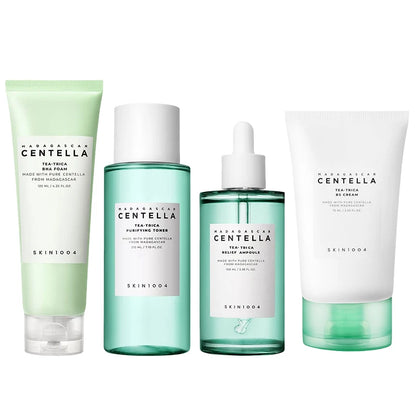 Korean Centella Series Set Face Foam, Acne Toning Toner,Ampoule,Soothing Cream,Stick Mask,Cleansing Oil Basic Skin Care Full Set