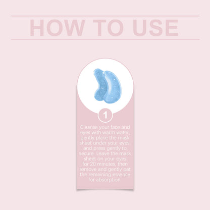 Eye Mask Provides Daily Care for the Skin around the Eyes Moisturizing Comfortable Natural Shiny Texture Easy Absorb