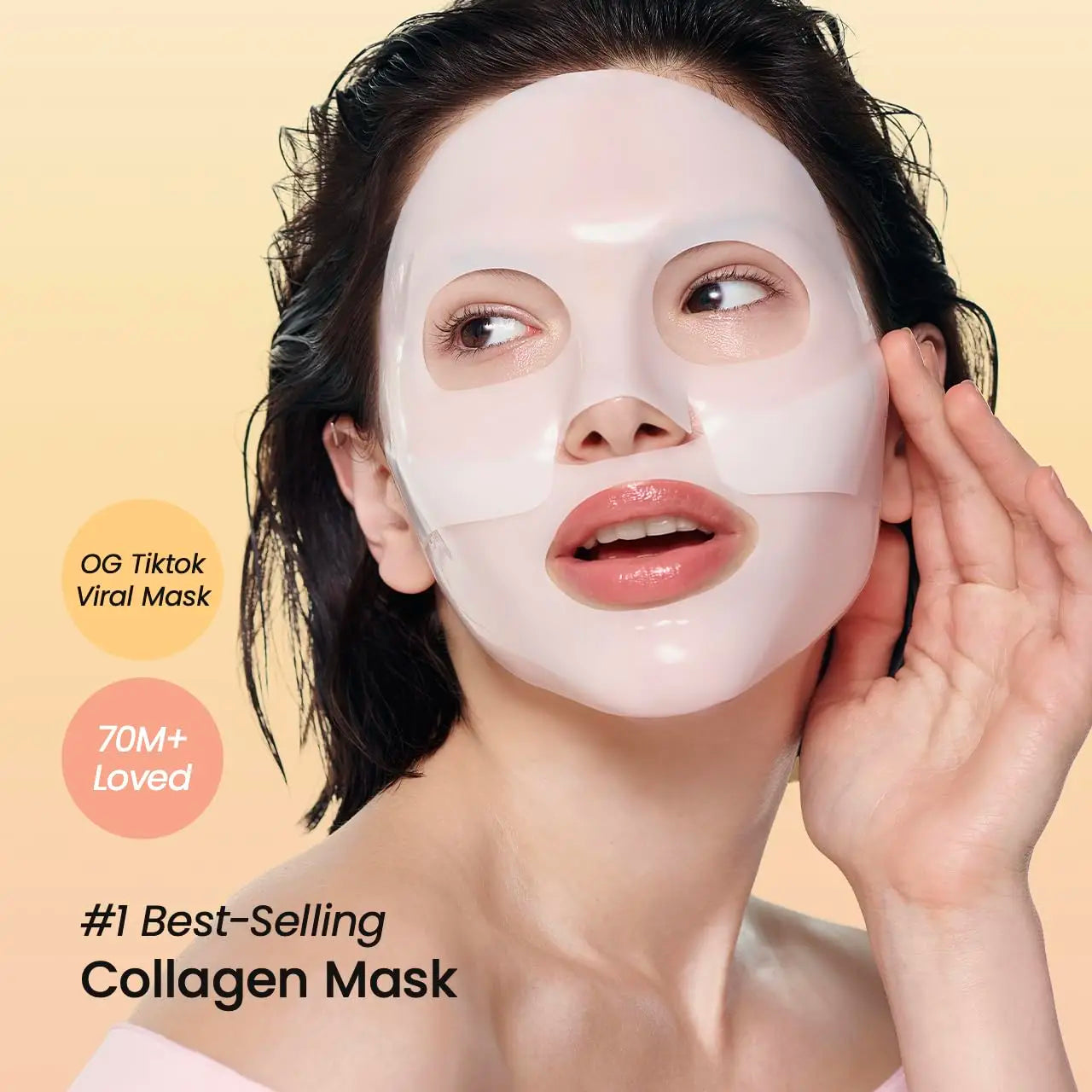 BIODANCE Bio-Collagen Deep Mask, Refreshing Seaweed, Moisturizing Night Hydrogel Mask, Minimizes Pores, Improves Elasticity
