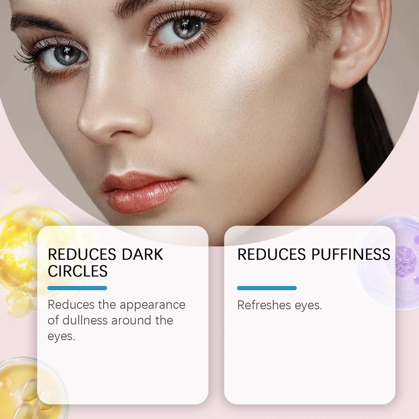 Eye Mask Provides Daily Care for the Skin around the Eyes Moisturizing Comfortable Natural Shiny Texture Easy Absorb