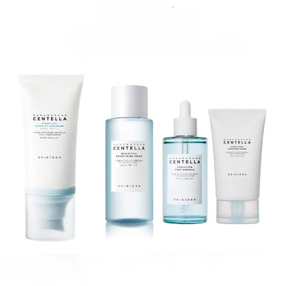 Korean Centella Series Set Face Foam, Acne Toning Toner,Ampoule,Soothing Cream,Stick Mask,Cleansing Oil Basic Skin Care Full Set
