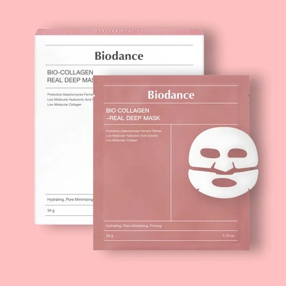 BIODANCE Bio-Collagen Deep Mask, Refreshing Seaweed, Moisturizing Night Hydrogel Mask, Minimizes Pores, Improves Elasticity