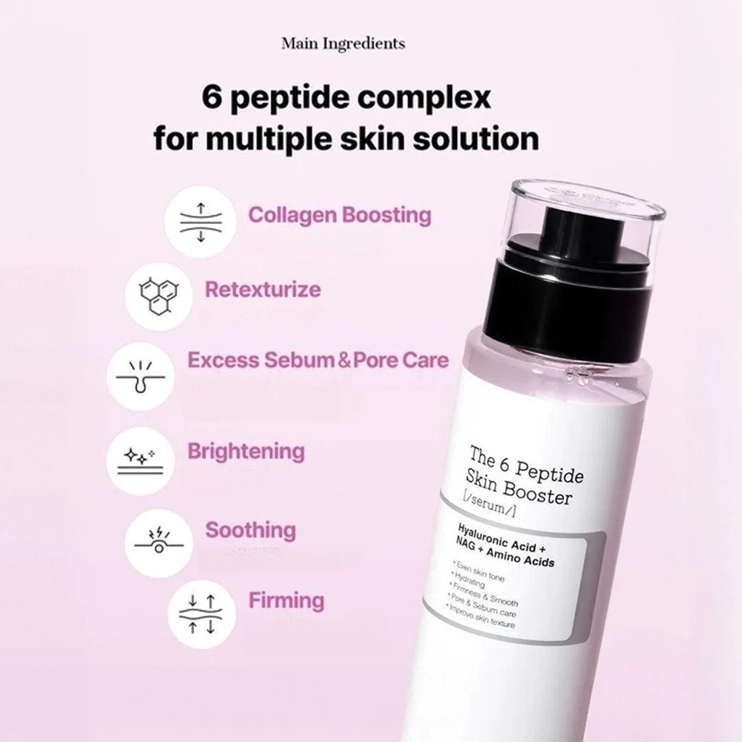 Brand New Cosrx Glowing Dark Spot Set the 6 Peptide Skin Booster Serum 150Ml + Vitamin C 23 Serum