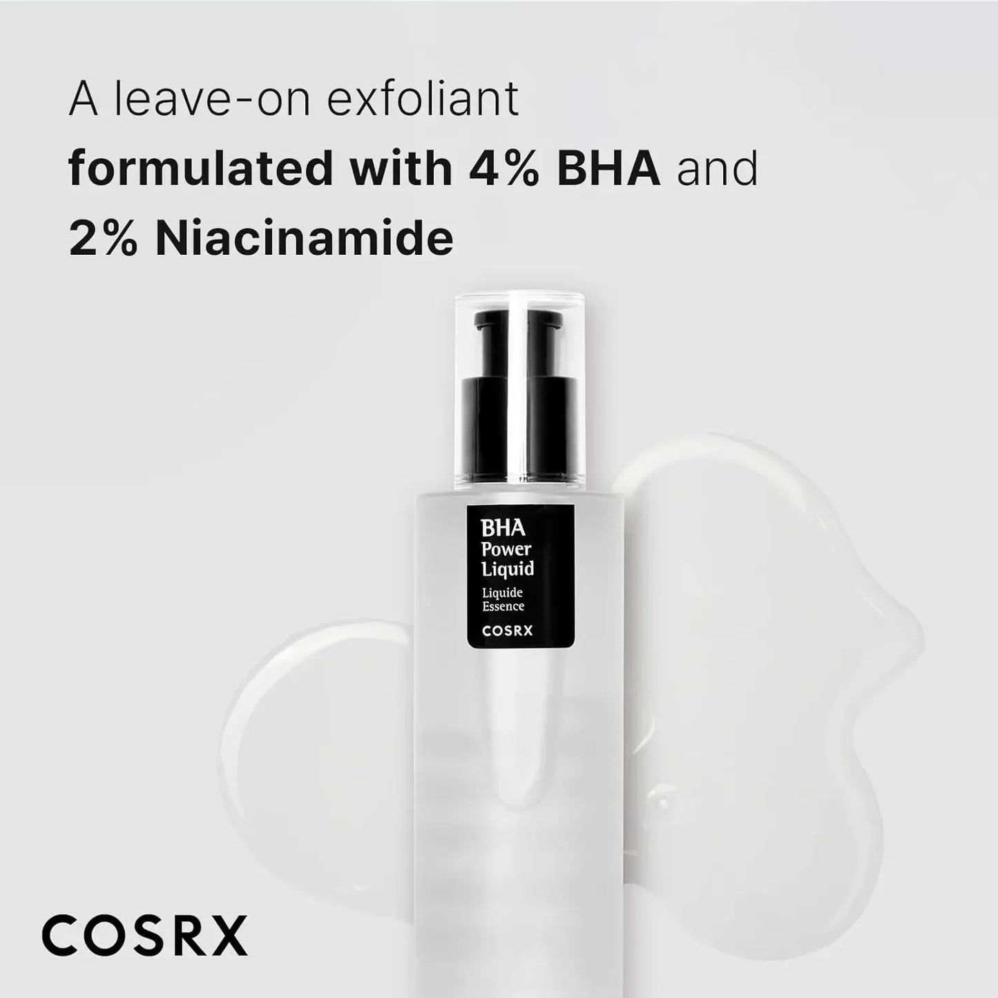 Cosrx BHA Blackhead Power Removal Snail Essence BHA Salicylic Acid Cleaning Pores Moisturizing 100ML Dark Spot Remover for Face