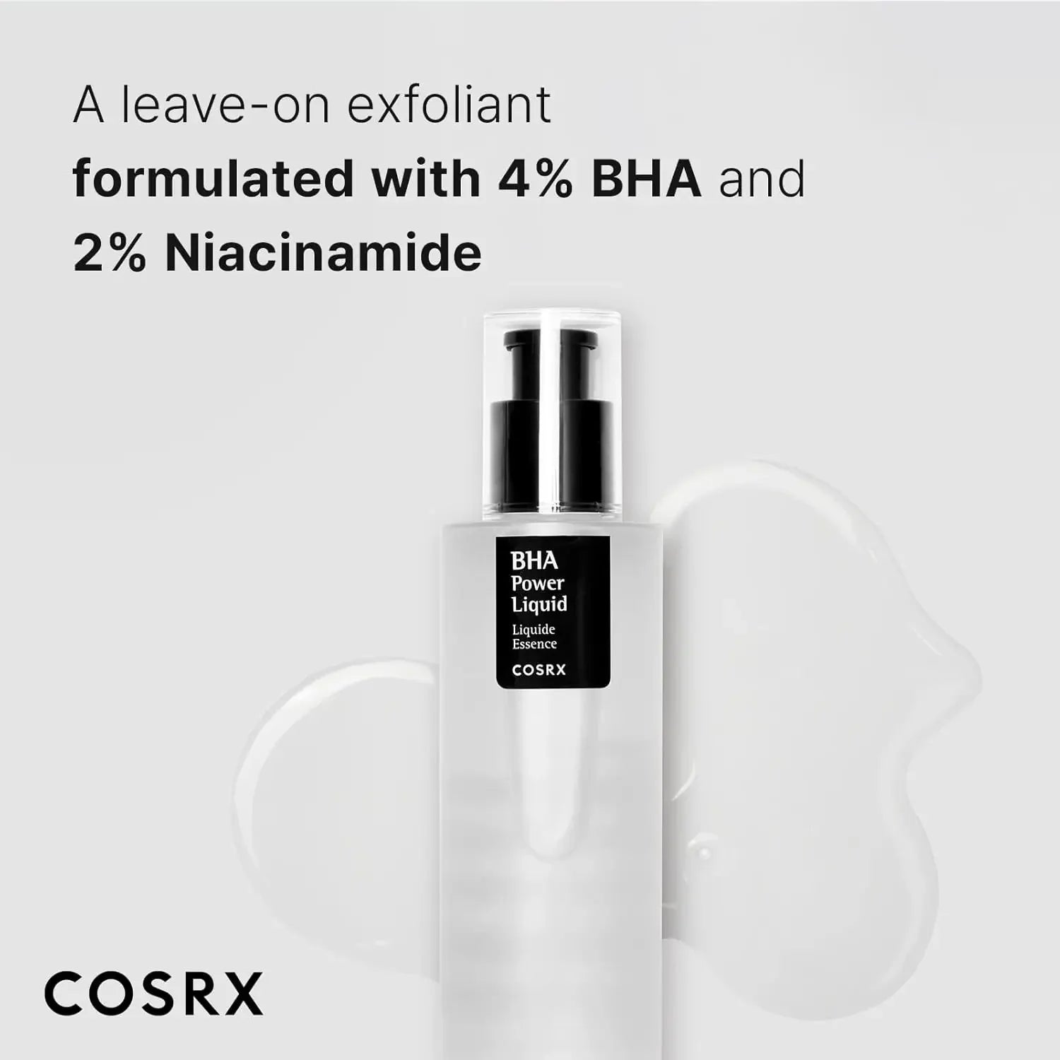 Cosrx BHA Blackhead Power Removal Snail Essence BHA Salicylic Acid Cleaning Pores Moisturizing 100ML Dark Spot Remover for Face