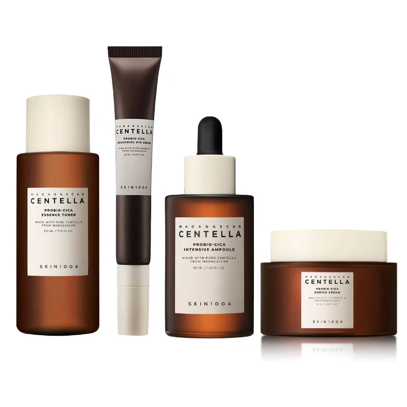 Korean Centella Series Set Face Foam, Acne Toning Toner,Ampoule,Soothing Cream,Stick Mask,Cleansing Oil Basic Skin Care Full Set