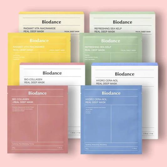 BIODANCE Bio-Collagen Deep Mask, Refreshing Seaweed, Moisturizing Night Hydrogel Mask, Minimizes Pores, Improves Elasticity
